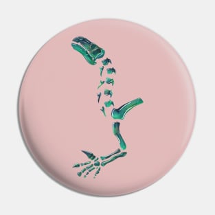 Opal Iguanodon Dinosaur Pin