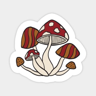 Mushroom Master Toadstools Magnet