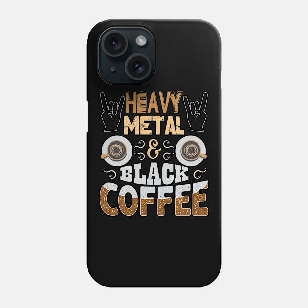 Motivation Coffee Metal Phone Case by Alvd Design