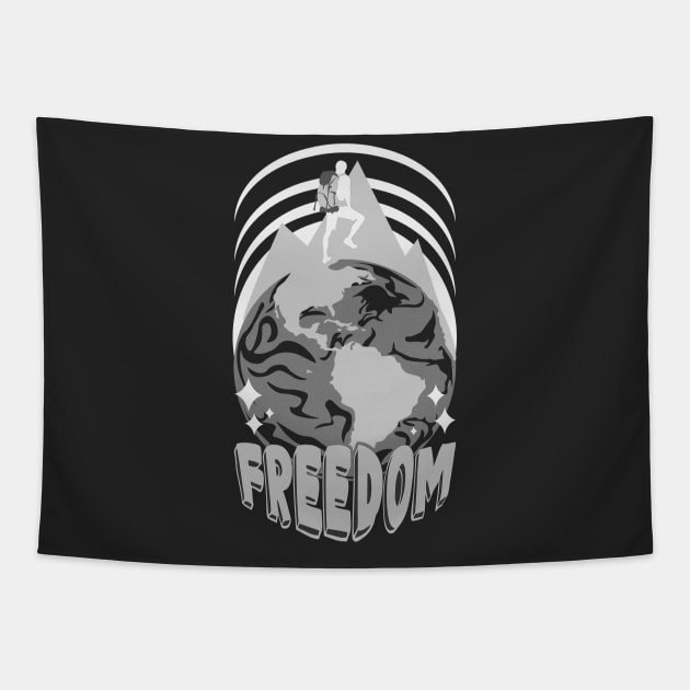 Live the freedom v2 Tapestry by Twisted By Art