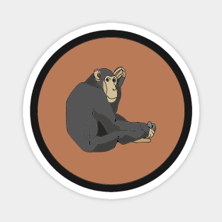 Chimpanzee Magnet