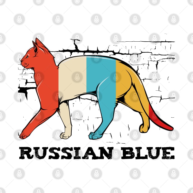 Russian Blue Cat by Lumio Gifts