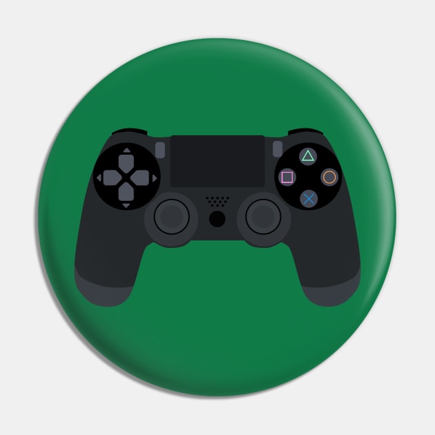 Video Game Inspired Console Playstation 4 Dualshock Gamepad Pin by rayrayray90