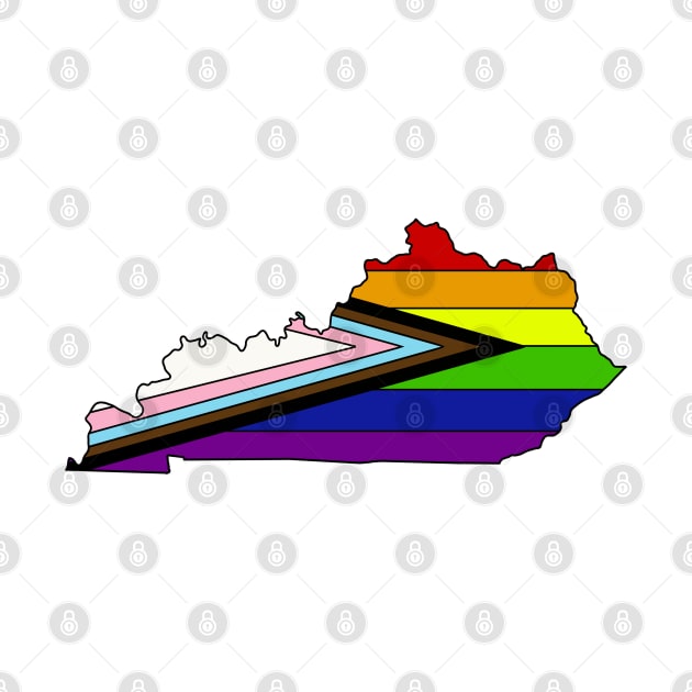 progress pride flag - Kentucky by TheUndeadDesign