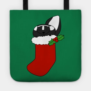 Stocking Skunk Tote