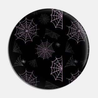 Spider web pink pattern Pin