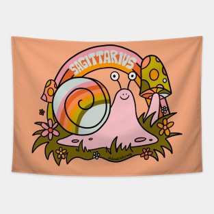 Sagittarius Snail Tapestry