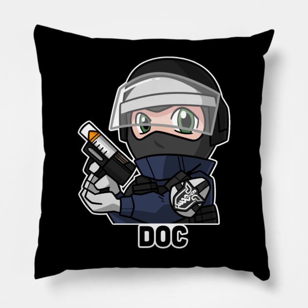 ash from rainbow six siege r6 Pillow by deviriastinika