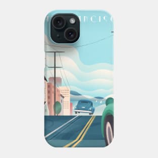 Vintage Art Deco San Francisco Phone Case