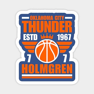 Oklahoma City Holmgren 7 Basketball Retro Magnet