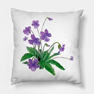 January 8th birthday flower Pillow