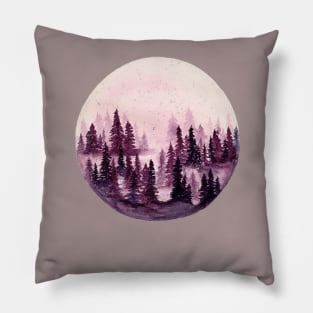 Purple Woods Pillow