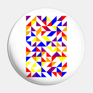 Amazing Geometric Colourful Triangle Pattern #8 Pin