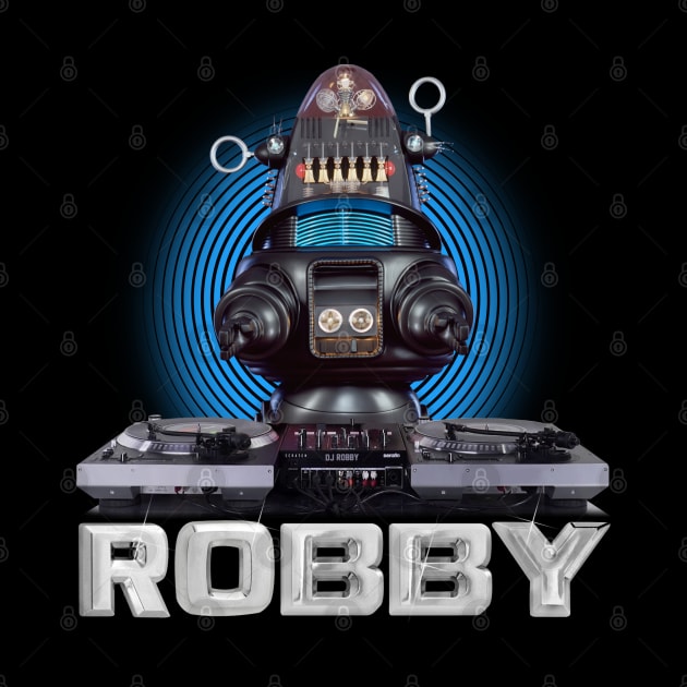 ROBBY the ROBOT : Hip-Hop DJ Turntables by KERZILLA