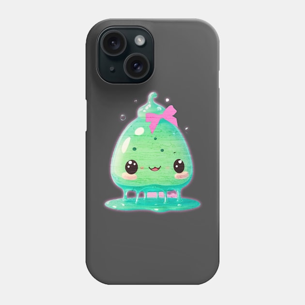 Kawaii Cute Slime Phone Case by Morsll