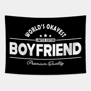 Boyfriend - World's Okayest Boyfriend Tapestry