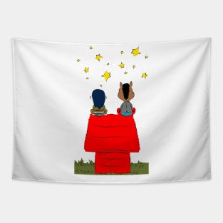 Bojack, Diane and the stars Tapestry