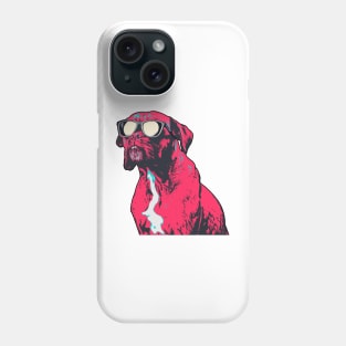 Cool Boxer Dog Wearing Sun Glasses Phone Case