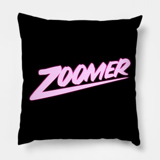 Zoomer Neon Pink Pillow