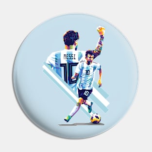 GOAT Messi Pin