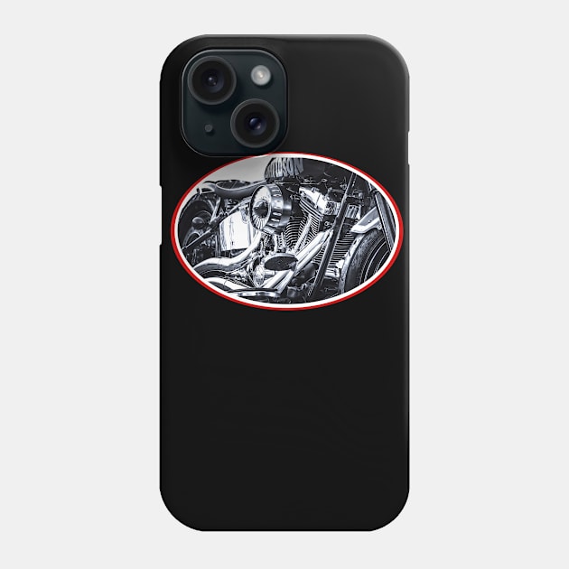 Motorcycle Bike engine Phone Case by Aurora X