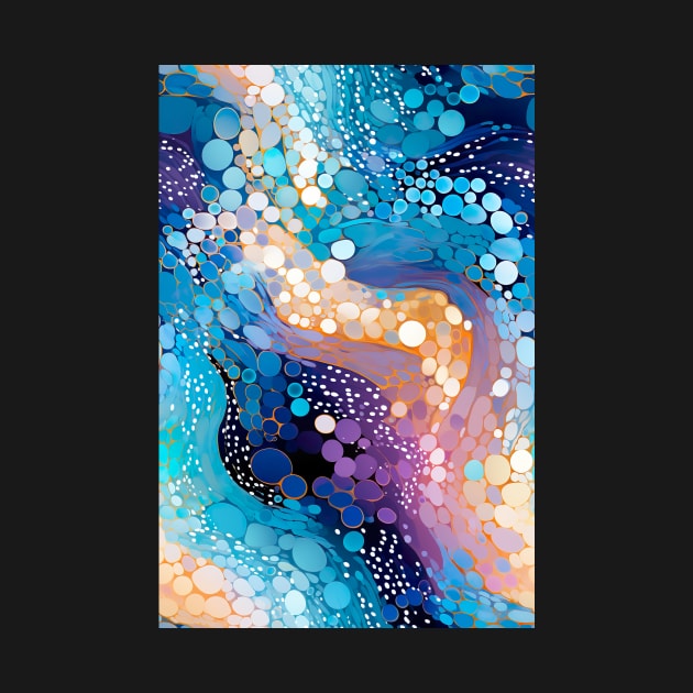 Copy of Abstract pattern of water colors by UmagineArts