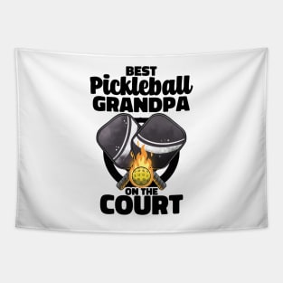 Best Pickleball Grandpa Paddle Pickleballer Lucky Pickleball Tapestry