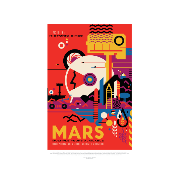 Mars. Retro Futurism by GTC_Design