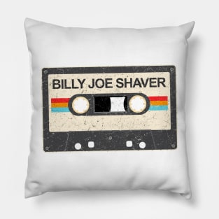 kurniamarga vintage cassette tape Billy Joe Shaver Pillow