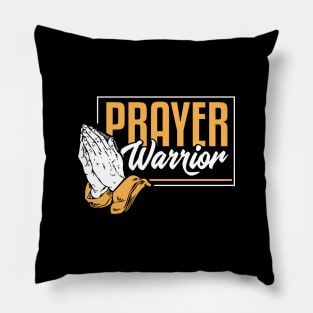 Prayer Warrior - Holy God Pastor Gift Pillow