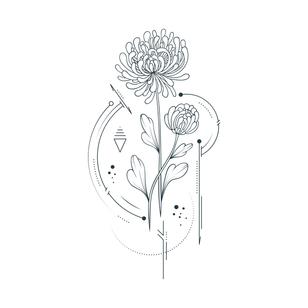 Chrysanthemum (November) by Designs by Katie Leigh