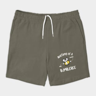 Anatomy of a Bumblebee T-Shirt: Humorous Bee Diagram - Funny Insect Tee" Shorts