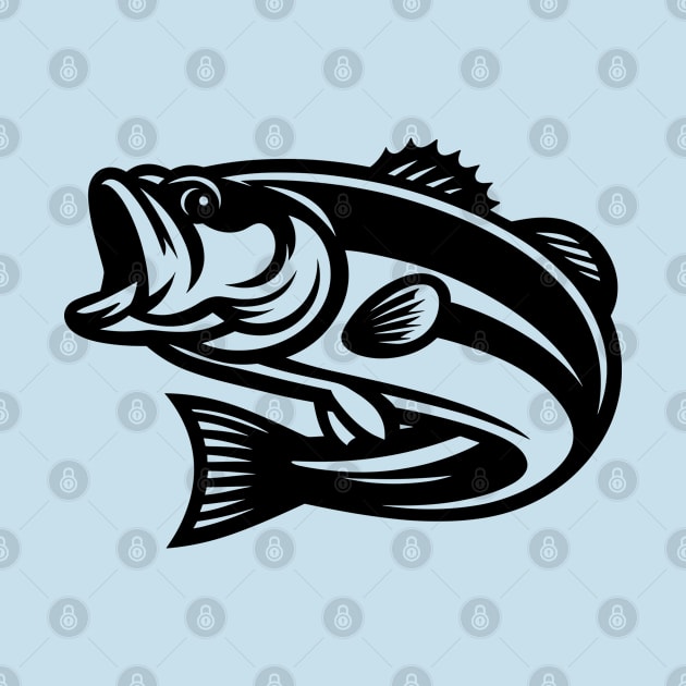 Bass Fish by KayBee Gift Shop