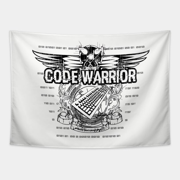 Code Warrior Tapestry by artlahdesigns