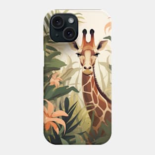 Giraffe in the Jungle Phone Case