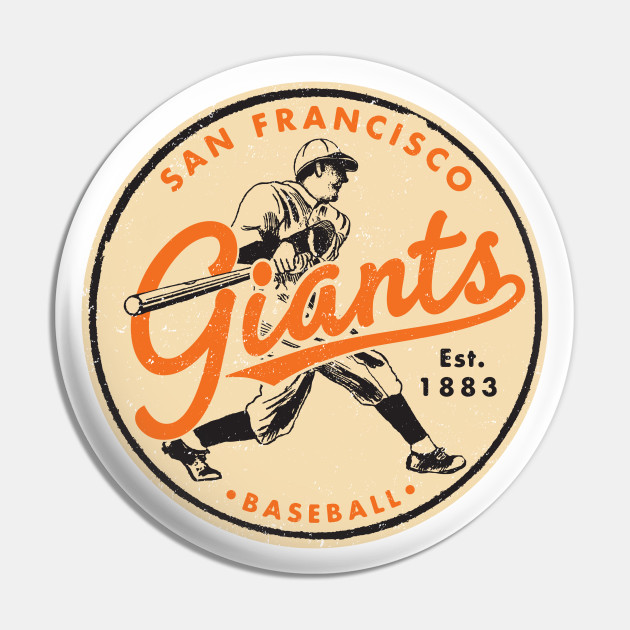 Retro San Francisco Giants 1 by © Buck Tee Originals - San Francisco Giants  - Crewneck Sweatshirt