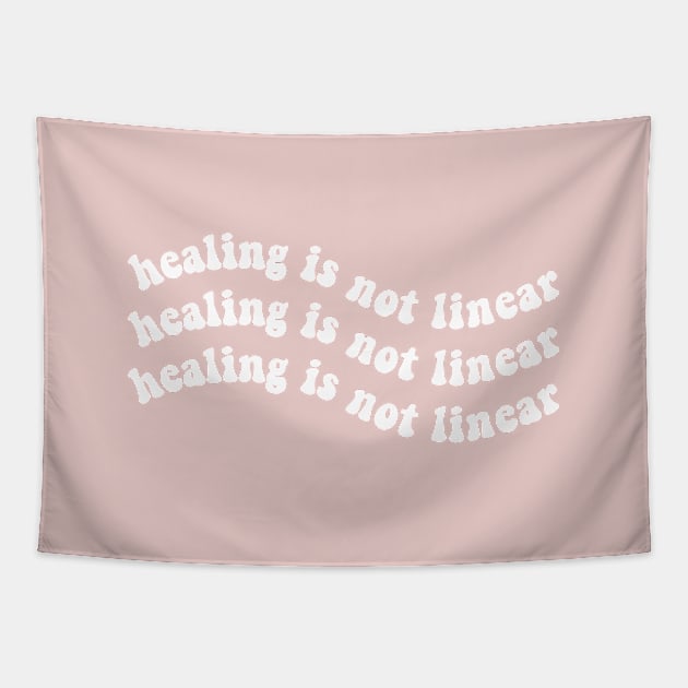 Healing is Not Linear Tapestry by BeKindToYourMind