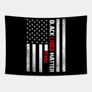 Texas black lives matter Flag American Vintage Tapestry