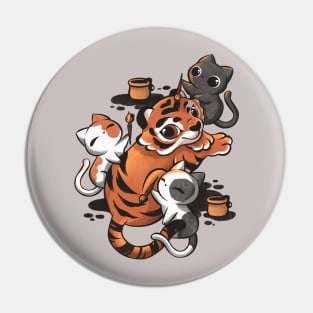 Tiger tattoo Pin