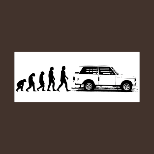 human evolution land rover T-Shirt