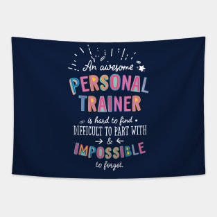 An awesome Personal Trainer Gift Idea - Impossible to Forget Quote Tapestry