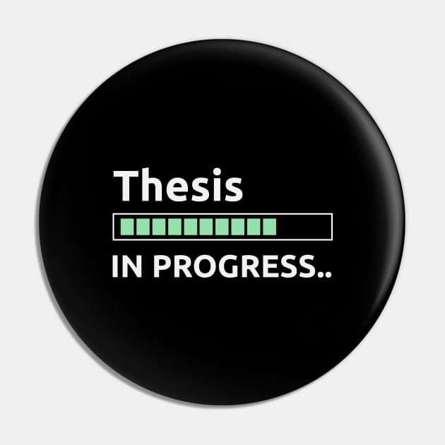 Thesis in progress Pin by Science Design