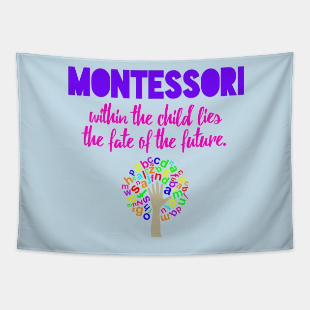 Montessori Future Tapestry by Girona