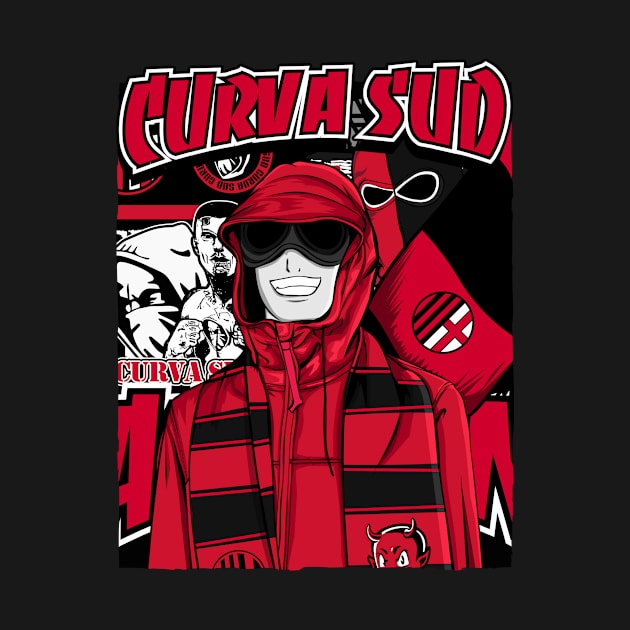 Curva sud Milano by lounesartdessin