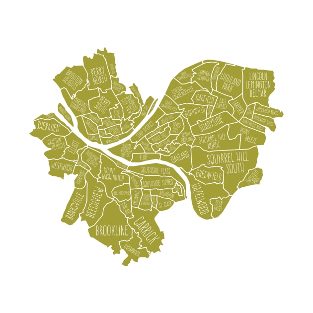 Pittsburgh Neighborhoods by cletterle