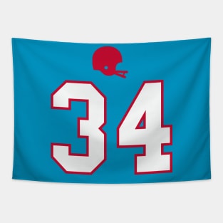 Earl Campbell #34 Tapestry