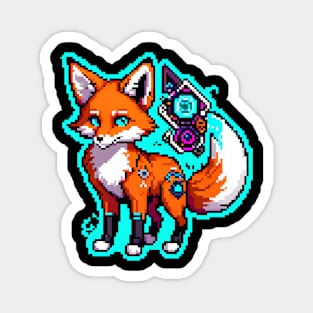 Cybernetic Fox Magnet