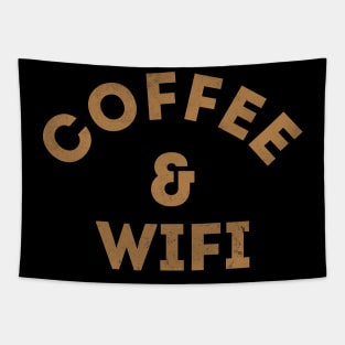 Coffee & Wifi Tapestry