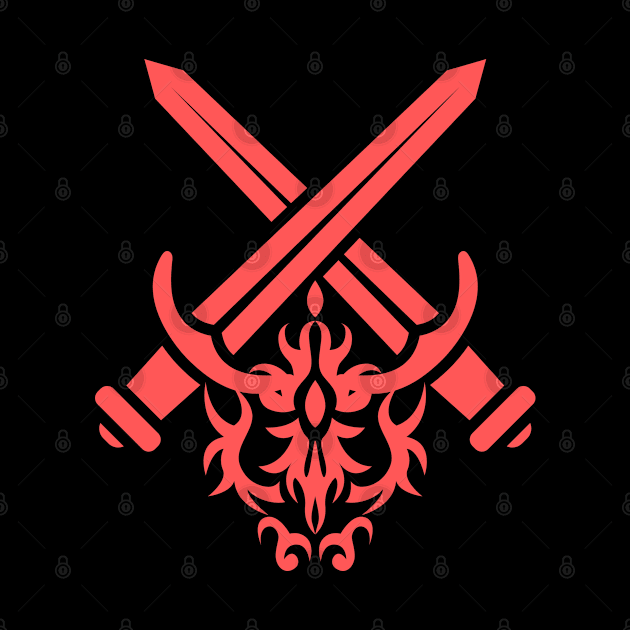 Warrior Sword Art Design by Abeer Ahmad