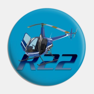 R22 helicopter Pin